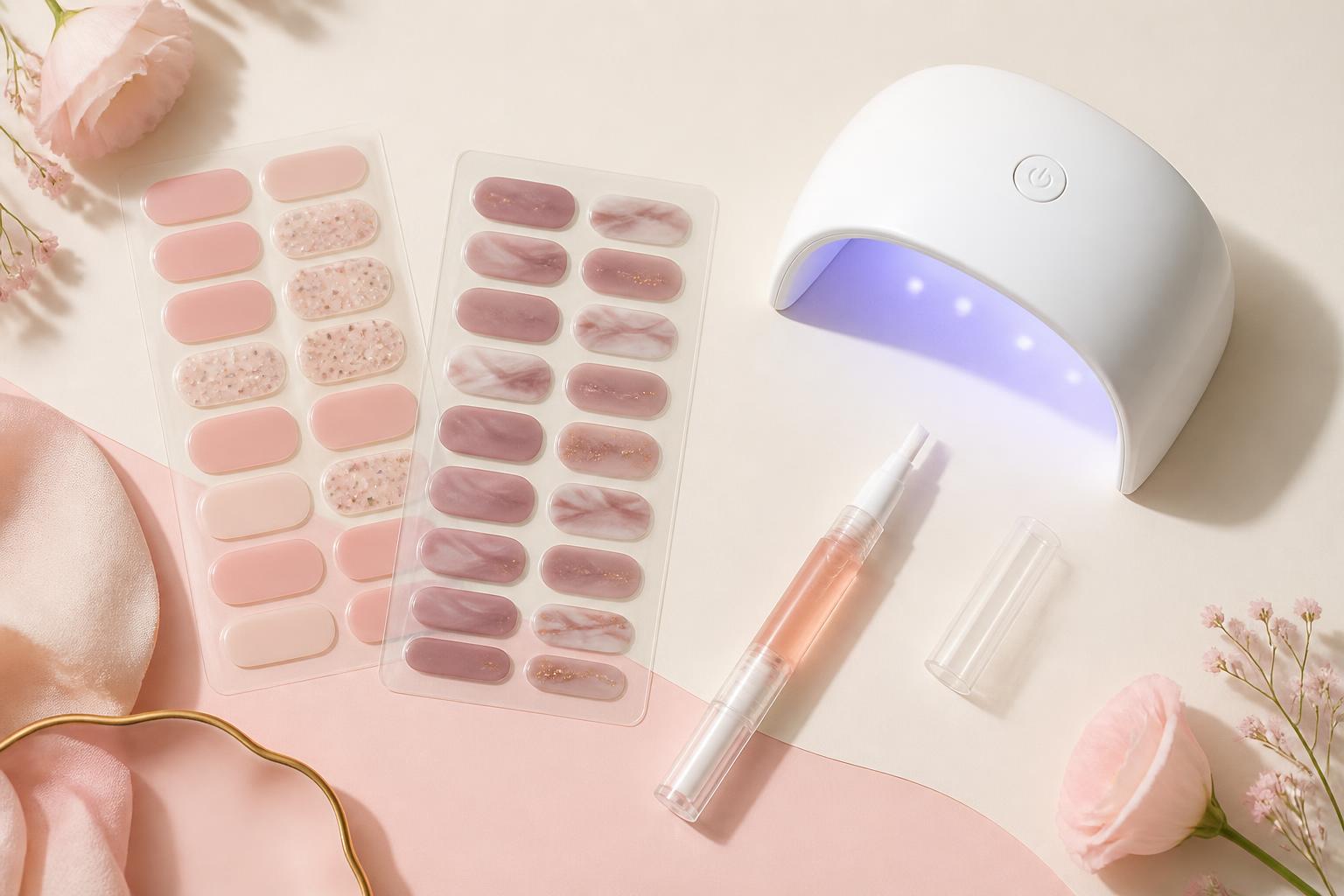 Starting Pack Yeddia : 2 poses, lampe UV et huile de soin